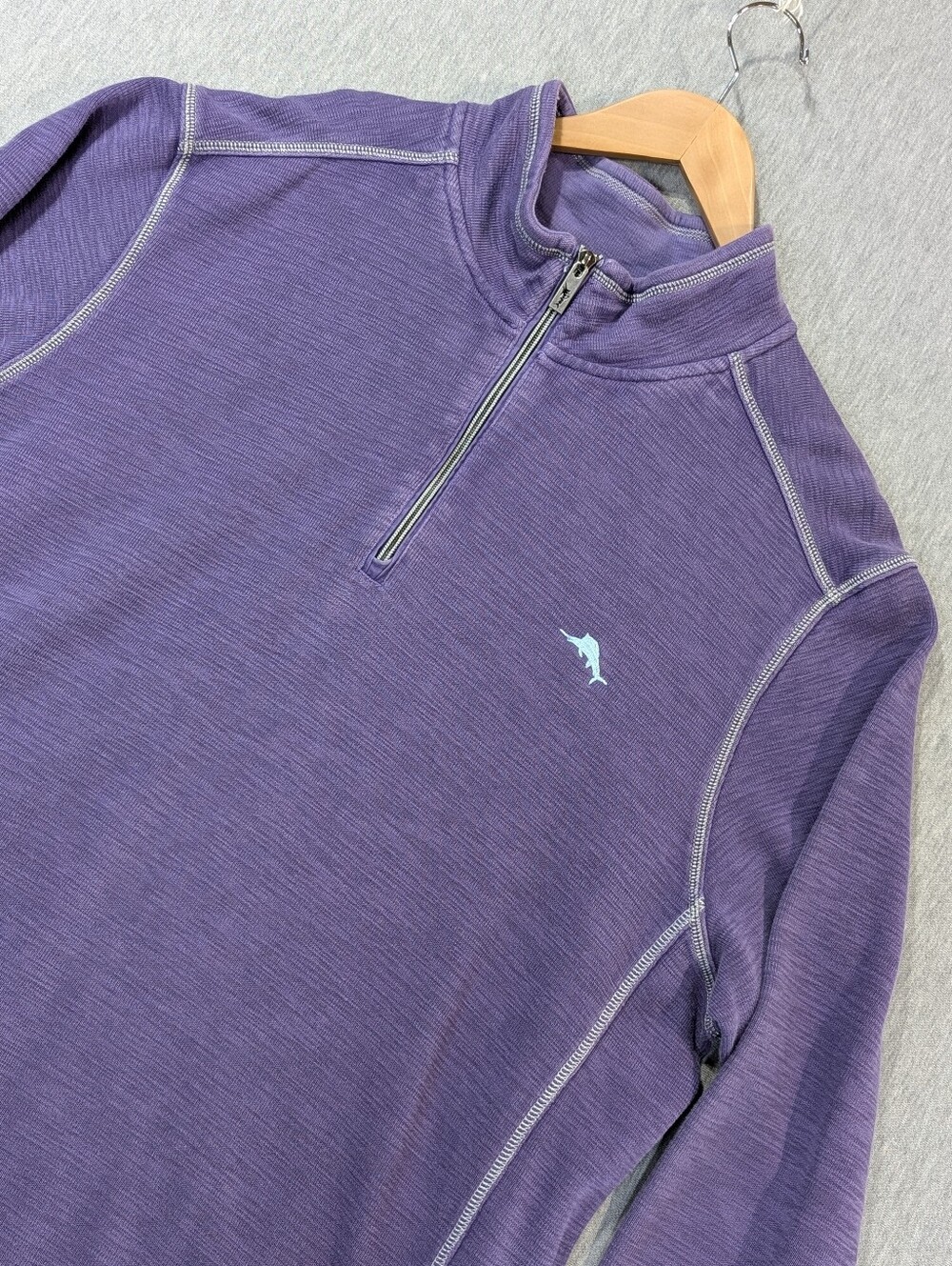Tommy Bahama Tobago Bay 1/2 Zip Pullover Men's XXL Purple